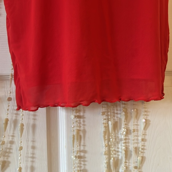 Red Spaghetti Strap Dress - Picture 4 of 5